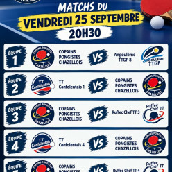 1er journée Saison 2026-2027